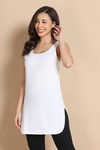 Zivame Knit Cotton Kurti Slip - Lucent White — thumbnail 3